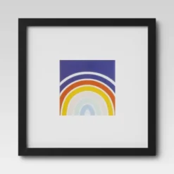 Set Of 9 Gallery Frame Set 10" X 10" Matted To 5" X 5" Black - Room Essentials™ -Optimal Household Items GUEST 06635b16 af13 4f89 a28a 705565749ad0