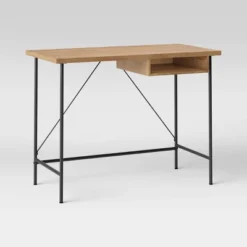 Wood And Metal Writing Desk With Storage - Room Essentials™ 11 Wood And Metal Writing Desk With Storage - Room Essentials™ -Optimal Household Items GUEST 11fddfe3 6162 4a58 8bb3 5903c2a3ce2d