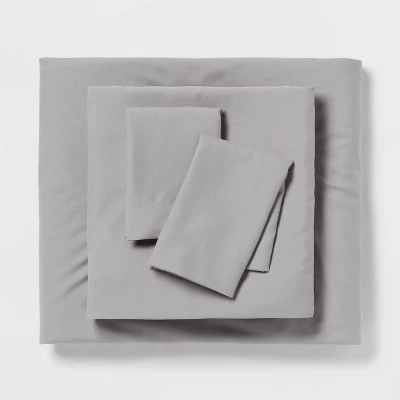 Stripe Microfiber Reversible Comforter & Sheet Set Gray - Room Essentials™ 8 Stripe Microfiber Reversible Comforter & Sheet Set Gray - Room Essentials™ - Image 6