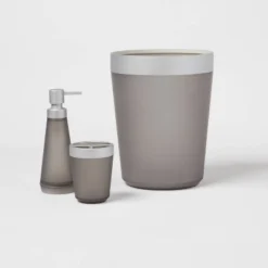 Wastebasket Gray - Room Essentials™ -Optimal Household Items GUEST 35a7f742 6a37 422d ba02 825580ab1723