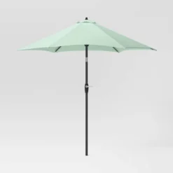 9'x9' Patio Market Umbrella - Black Pole - Room Essentials™ 20 9'x9' Patio Market Umbrella - Black Pole - Room Essentials™ -Optimal Household Items GUEST 3eaaebf2 fb6c 453a 978c 1aafd47a58b4