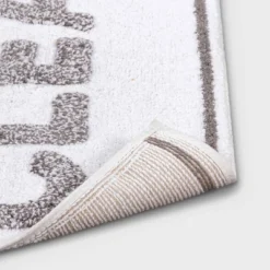 20"x30" Clean Tufted Bath Rug White/Gray - Room Essentials™ -Optimal Household Items GUEST 4660b03f a251 4093 8605 5ad921d0dd20