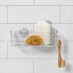 Optimal Household Items 17 Suction Medium Basket Clear - Room Essentials™