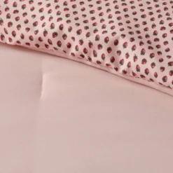 Strawberry Print Reversible Microfiber Comforter & Sheet Set Light Pink - Room Essentials™ -Optimal Household Items GUEST 4e74d154 21bb 40b4 98b1 5d39e9667e41