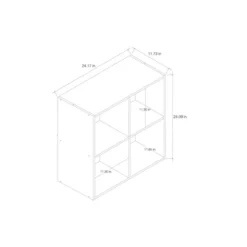 4 Cube Decorative Bookshelf - Room Essentials™ -Optimal Household Items GUEST 4f3cd2ba b460 444d b7b2 0443b5bfb969