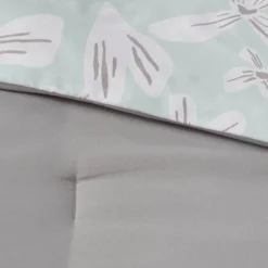 Floral Print Microfiber Reversible Comforter & Sheet Set Mint Green - Room Essentials™ -Optimal Household Items GUEST 559ff4c3 7a1c 40cb 9124 5697cf0845dd