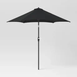 9'x9' Patio Market Umbrella - Black Pole - Room Essentials™ 19 9'x9' Patio Market Umbrella - Black Pole - Room Essentials™ -Optimal Household Items GUEST 5f8c1ba4 b215 436e b405 cba09e084dfe
