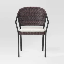 3pc Wicker Bistro Set With Cushions - Dark Brown - Room Essentials™ 12 3pc Wicker Bistro Set With Cushions - Dark Brown - Room Essentials™ -Optimal Household Items GUEST 73aa5a21 7c17 4fb2 90e7 c638396d478f