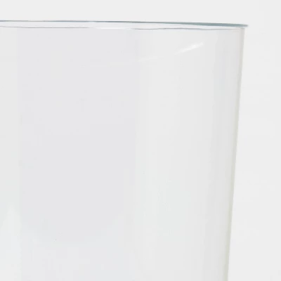 Solid Bathroom Wastebasket Clear - Room Essentials™ 5 Solid Bathroom Wastebasket Clear - Room Essentials™ - Image 3