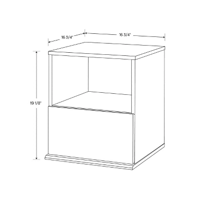 1 Drawer Modular Nightstand White - Room Essentials™ 5 1 Drawer Modular Nightstand White - Room Essentials™ - Image 3