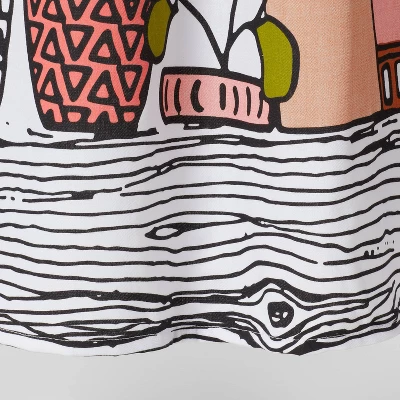 Plants Print Shower Curtain Green - Room Essentials™ 5 Plants Print Shower Curtain Green - Room Essentials™ - Image 3