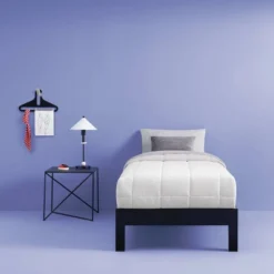 Reversible Microfiber Solid Comforter - Room Essentials™ -Optimal Household Items GUEST 923c5191 4987 4724 9deb 95e6fdfaad4e