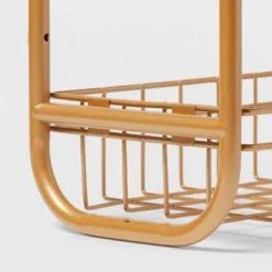 On The Wall 2 Tier Shelving Rack Metallic Gold - Room Essentials™ 7 On The Wall 2 Tier Shelving Rack Metallic Gold - Room Essentials™ -Optimal Household Items GUEST aafc9cdc 5489 4442 bc5b c3023c0e1c29