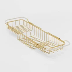 Metal Bathtub Tray With Expandable Arms Brass - Room Essentials™ -Optimal Household Items GUEST b4750802 2329 4878 8353 dab312cec2a0