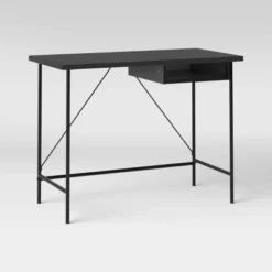 Wood And Metal Writing Desk With Storage - Room Essentials™ 10 Wood And Metal Writing Desk With Storage - Room Essentials™ -Optimal Household Items GUEST b6ee626e 3265 49db 8365 a9aaf9b3dcc2