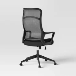 Comfort Office Chair Black - Room Essentials™ -Optimal Household Items GUEST c573b42e 9465 4009 83b6 13b4a7fd46ba