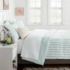 Microfiber Reversible Stripe Comforter Mint Green - Room Essentials™ 1 Microfiber Reversible Stripe Comforter Mint Green - Room Essentials™ -Optimal Household Items GUEST c5dee25b 8982 4bd2 aabc 9db7aacc5b0a