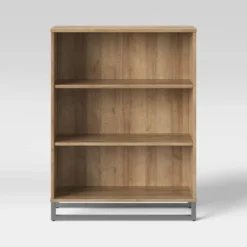 Mixed Material 3 Shelf Bookcase - Room Essentials™ -Optimal Household Items GUEST d3da7927 cccf 4636 99ac a6c98644c066