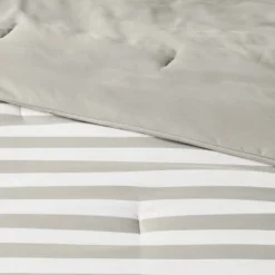 Microfiber Stripe Reversible Comforter - Room Essentials™ 14 Microfiber Stripe Reversible Comforter - Room Essentials™ -Optimal Household Items GUEST de944a95 9144 4b7c 89c7 3995d641f09a